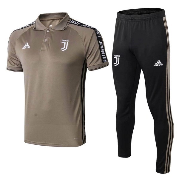 Polo Conjunto Completo Juventus 2019/20 Marron Negro